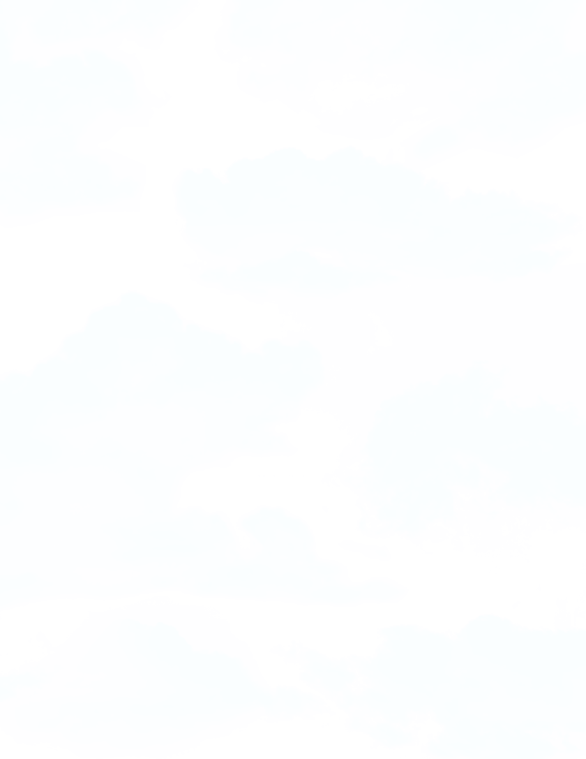 clouds in foreground